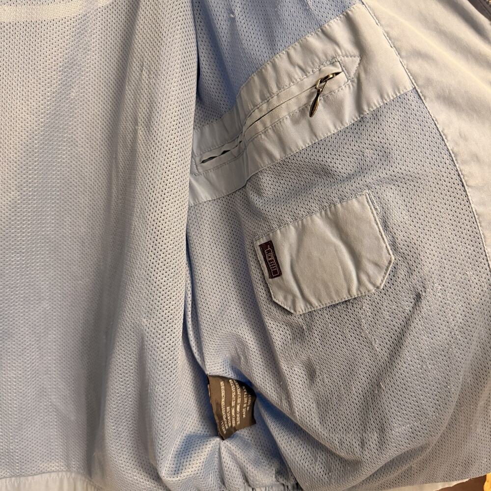 Vintage Folio New York Saks Fifth Avenue Blue Zip Up Jacket Mens L Harrington - Picture 13 of 16